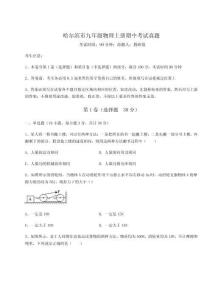 2026年哈爾濱市九年級物理上冊期中考試真題含完整答案詳解（網(wǎng)校專用）