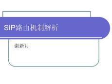 SIP路由機制解析