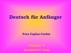 Accusative 德語(yǔ)語(yǔ)法初級(jí)講義 k2camel