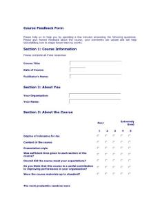 feedback form 1