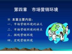 市場營銷 市場營銷環(huán)境