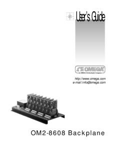 OM2-8608 Backplane - Omega Engineering