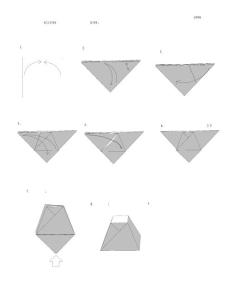 折紙25 pyramidcontainer