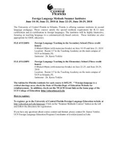 University of Central Florida College of Education