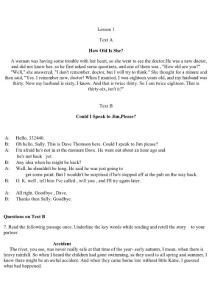 英語初級(jí)口語文章