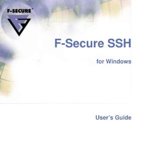 F-Secure SSH