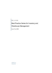 Best Practice Series for Inventory and Warehouse Management