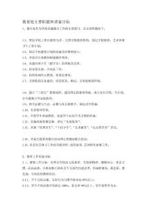 德育處主要職能和質量目標＆目標