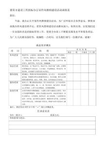 德陽市建設工程招標辦公室作風整頓建設活動調查表~(doc-文檔)