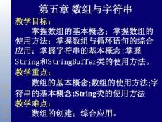 第五章 數組與字符串2