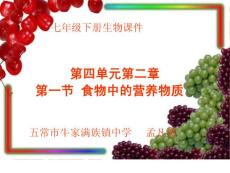 食物中得營養(yǎng)　