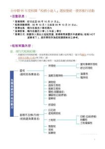臺中縣95年度校園『稅務小達人』選拔暨統(tǒng)一發(fā)票推行活動