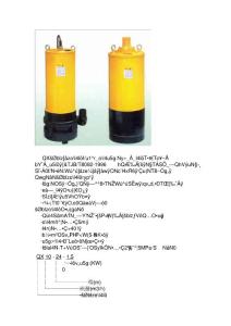 QX高揚程工程潛水泵