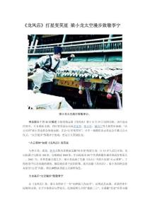 《龙凤店》打星变笑星 梁小龙太空漫步致敬李宁