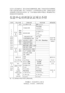 信息中心培訓(xùn)部經(jīng)過一段時間的業(yè)務(wù)調(diào)整和優(yōu)化