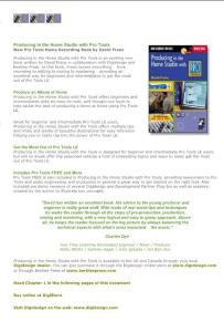 Curso De Audio - Pro Tools - Home Studio Tutorial