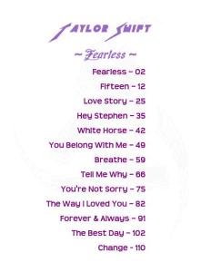 Taylor Swift Fearless全專輯吉他譜