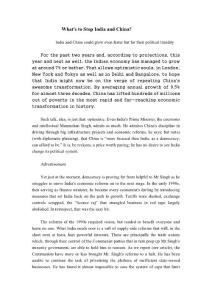 What′s to Stop India and China