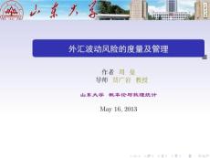 外匯波動風險的度量及管理