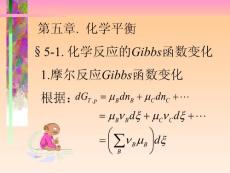 物理化學(xué)（化學(xué)平衡）