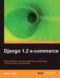 [Packt]Django 1.2 e-commerce