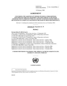 ECE R.70-2009 Uniform Provisions Concerning The Approval Of Rear Marking Plates For Heavy And Long Vehicles