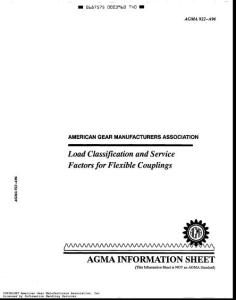 AGMA-922-A96-1996