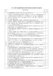 中心吸引装置吸痰法操作流程及评分标准
