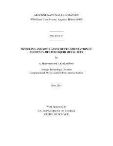 Shaped charges - ANL-ET_01-13