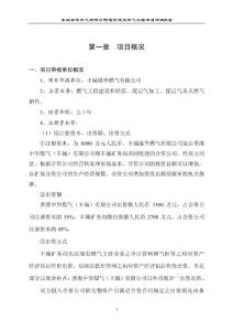 （2008.08.10改）丰城港华燃气公司增资项目