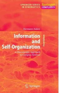 information and self organization