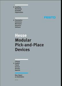 Festo Hesse Modular Hesse Pick-and-Place Devices