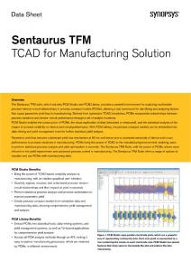 TCAD for Manufacturer Solution