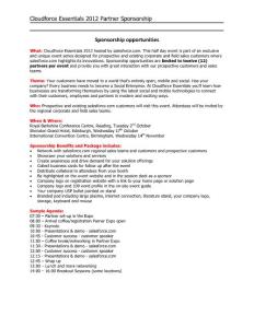 Sponsorship UK Essentials FY13