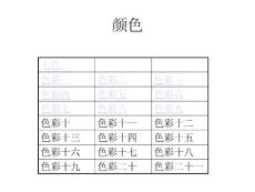 [小學教育]幼兒視力訓練：137種顏色