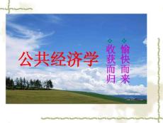 公共經(jīng)濟(jì)學(xué)(全套課件355P)