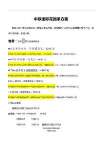 法恩莎國際花園集采方案 -