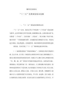 十三五基本思路参考