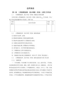 福建高速規(guī)范合同樣本目錄-下冊-6-工程勘察監(jiān)理，設(shè)計審查（咨詢）合同-2-合同條款