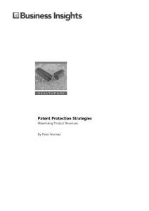 Patent Protection Strategies