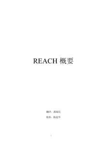 REACH 概要