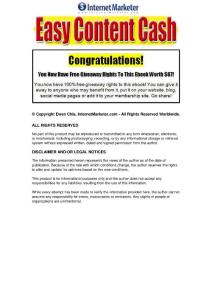 Easily Make Cash By Creating ebooks, how to make money online on autopilot