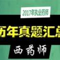 执业西药师考试历年真题汇总